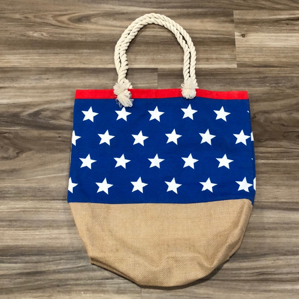 American flag bag